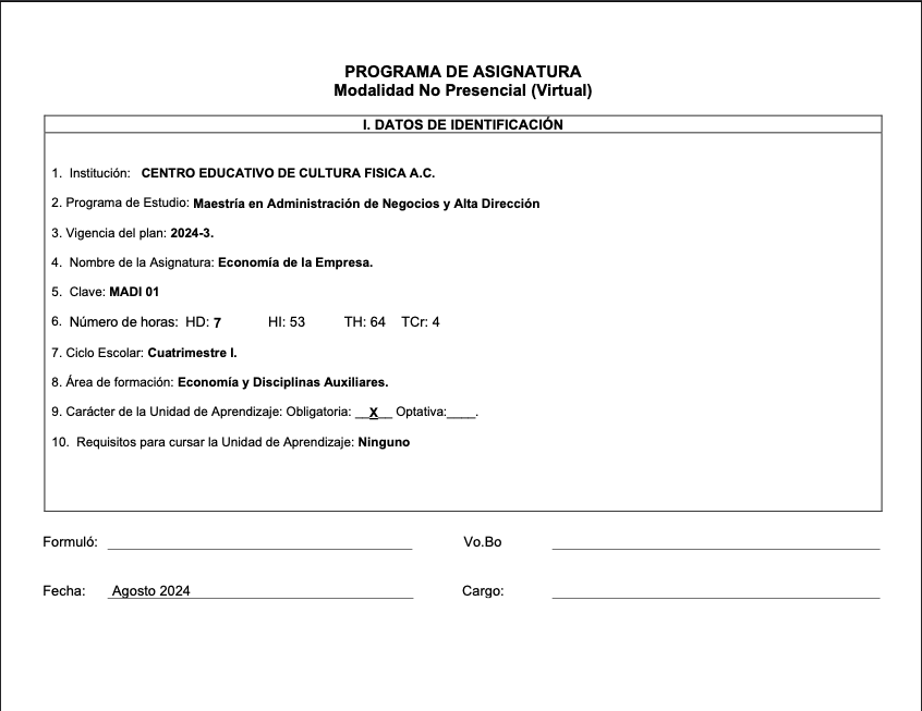 Preview Administración